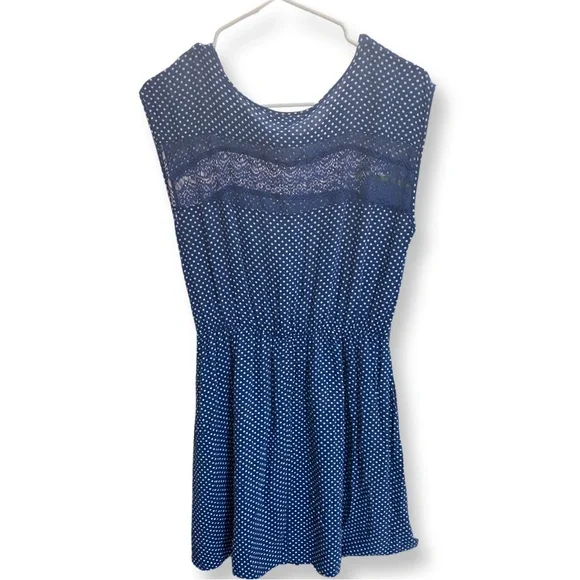 Blue Polkadot Dress - Picture 3 of 3